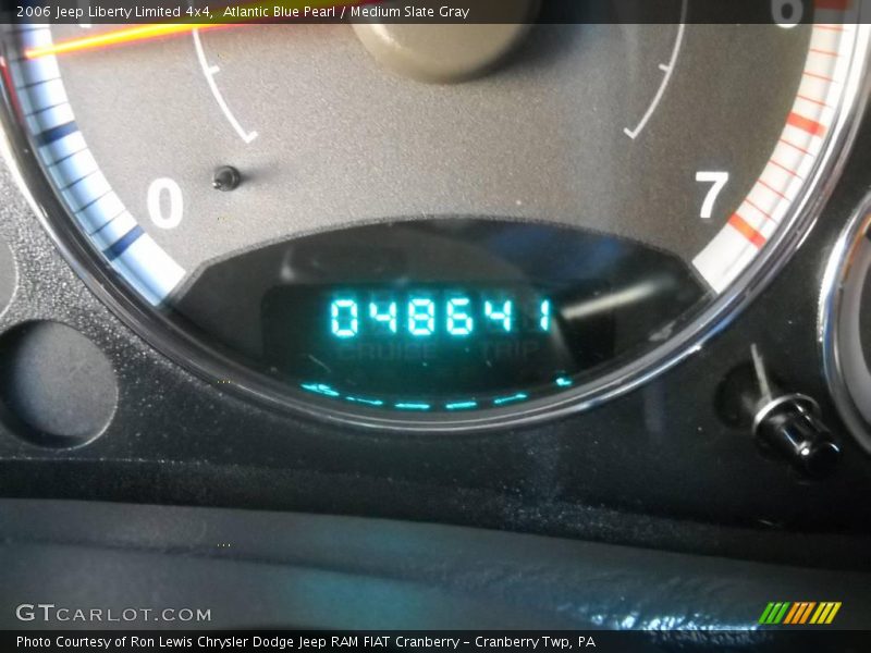 Atlantic Blue Pearl / Medium Slate Gray 2006 Jeep Liberty Limited 4x4