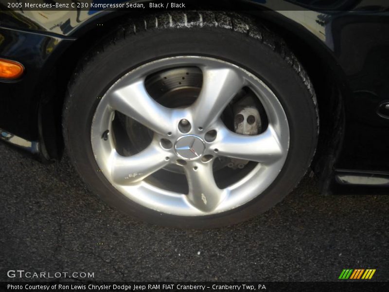 Black / Black 2005 Mercedes-Benz C 230 Kompressor Sedan