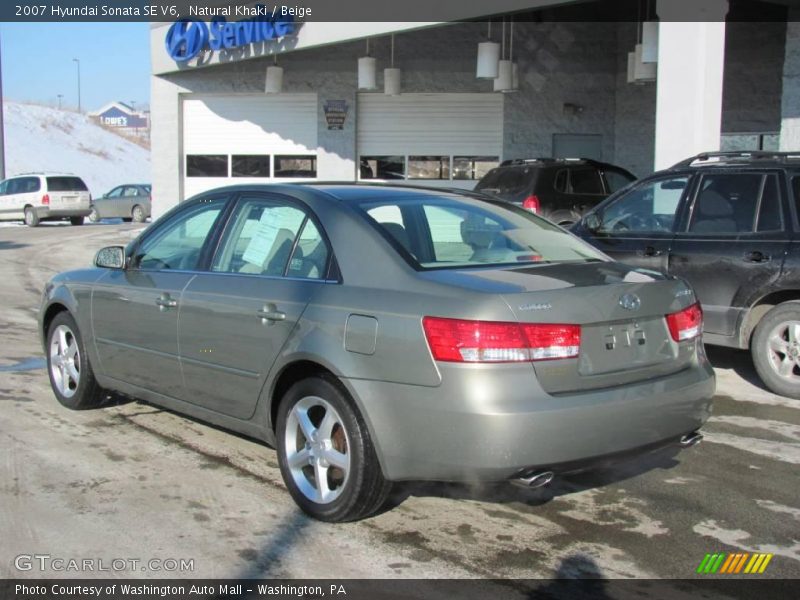 Natural Khaki / Beige 2007 Hyundai Sonata SE V6