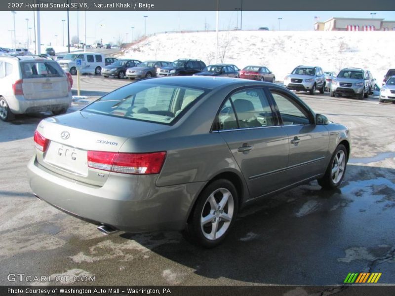 Natural Khaki / Beige 2007 Hyundai Sonata SE V6