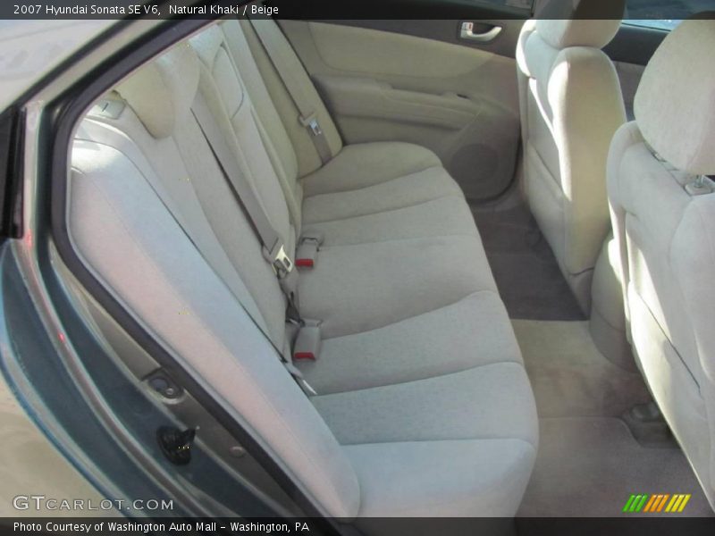 Natural Khaki / Beige 2007 Hyundai Sonata SE V6