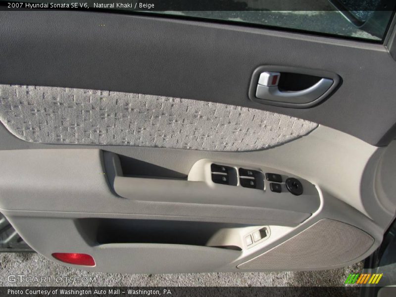 Natural Khaki / Beige 2007 Hyundai Sonata SE V6
