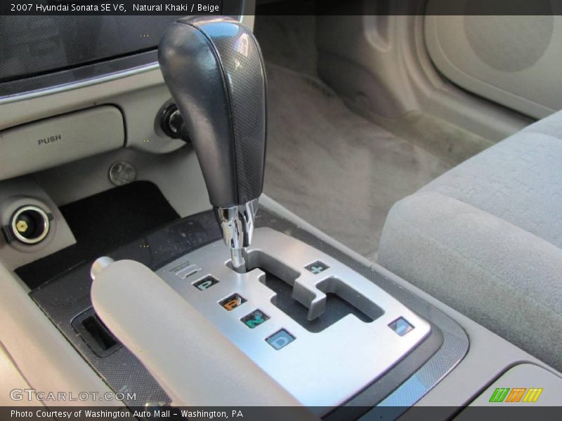 Natural Khaki / Beige 2007 Hyundai Sonata SE V6