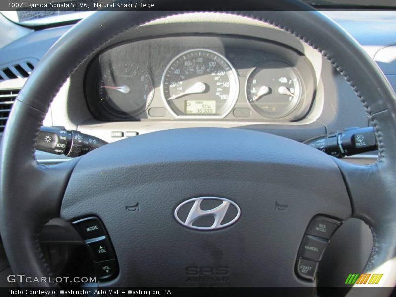 Natural Khaki / Beige 2007 Hyundai Sonata SE V6