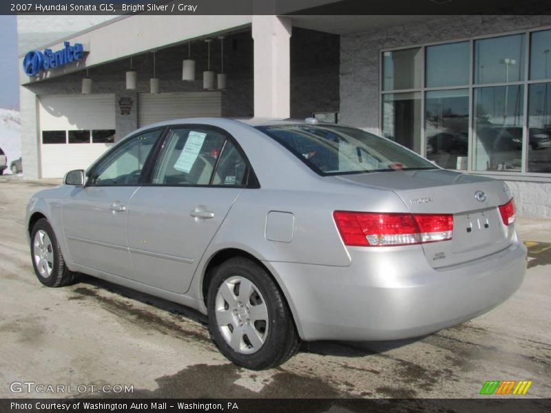 Bright Silver / Gray 2007 Hyundai Sonata GLS