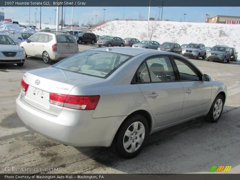 Bright Silver / Gray 2007 Hyundai Sonata GLS