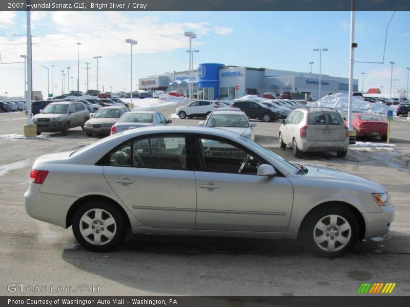 Bright Silver / Gray 2007 Hyundai Sonata GLS