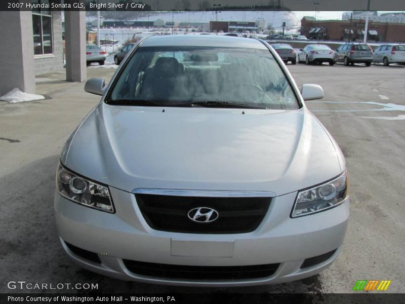 Bright Silver / Gray 2007 Hyundai Sonata GLS