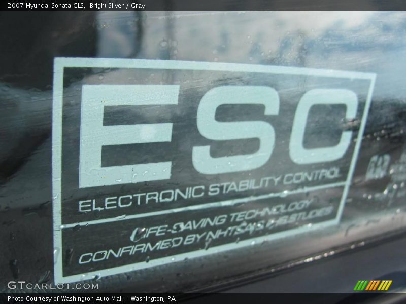 Bright Silver / Gray 2007 Hyundai Sonata GLS