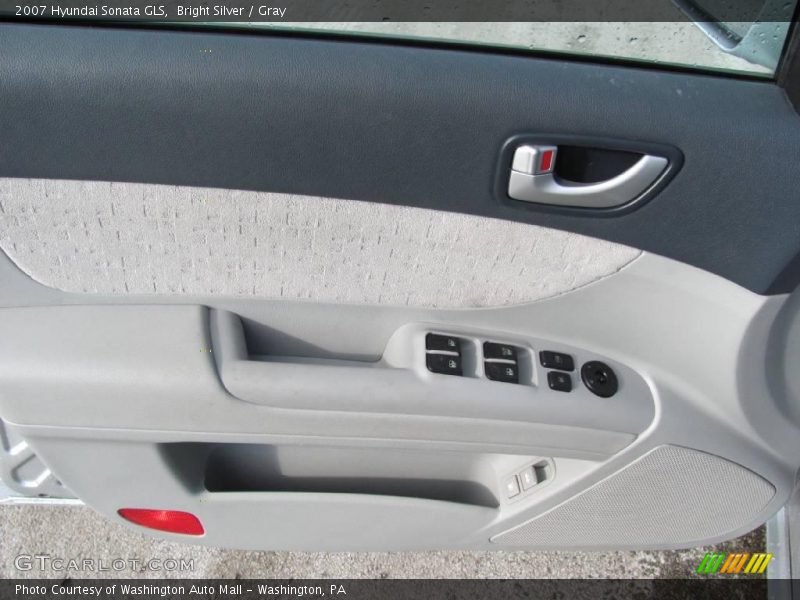 Bright Silver / Gray 2007 Hyundai Sonata GLS