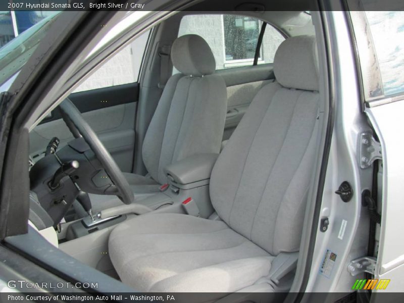 Bright Silver / Gray 2007 Hyundai Sonata GLS