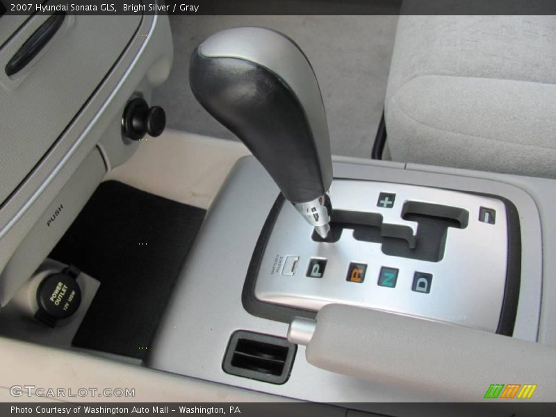 Bright Silver / Gray 2007 Hyundai Sonata GLS