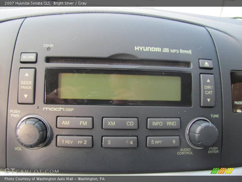 Bright Silver / Gray 2007 Hyundai Sonata GLS