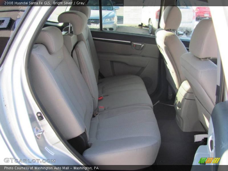 Bright Silver / Gray 2008 Hyundai Santa Fe GLS