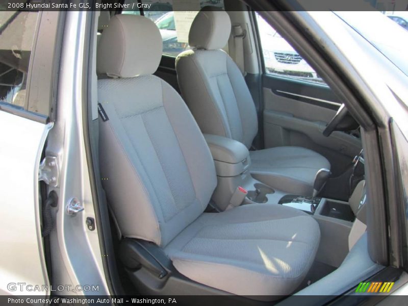 Bright Silver / Gray 2008 Hyundai Santa Fe GLS