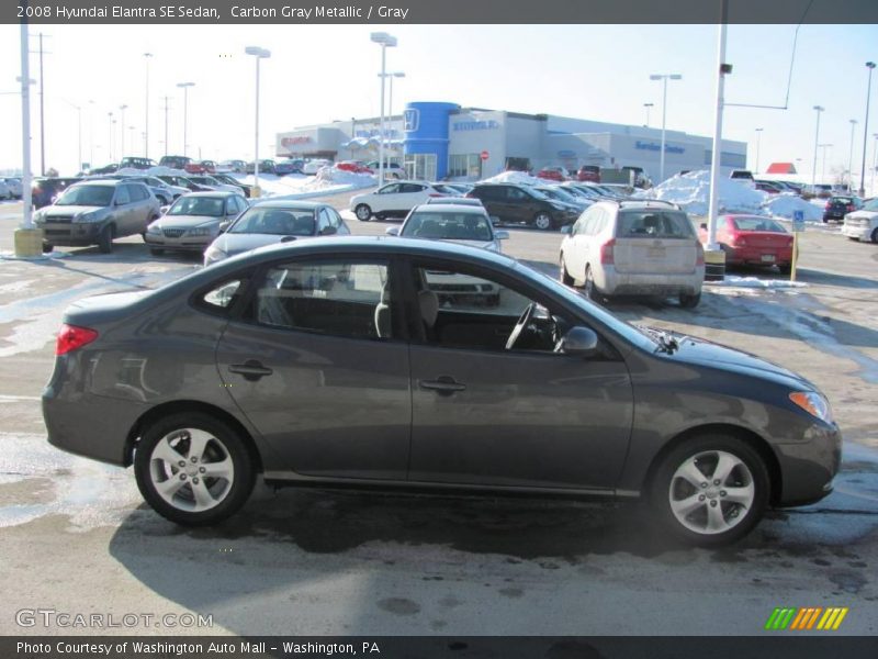 Carbon Gray Metallic / Gray 2008 Hyundai Elantra SE Sedan