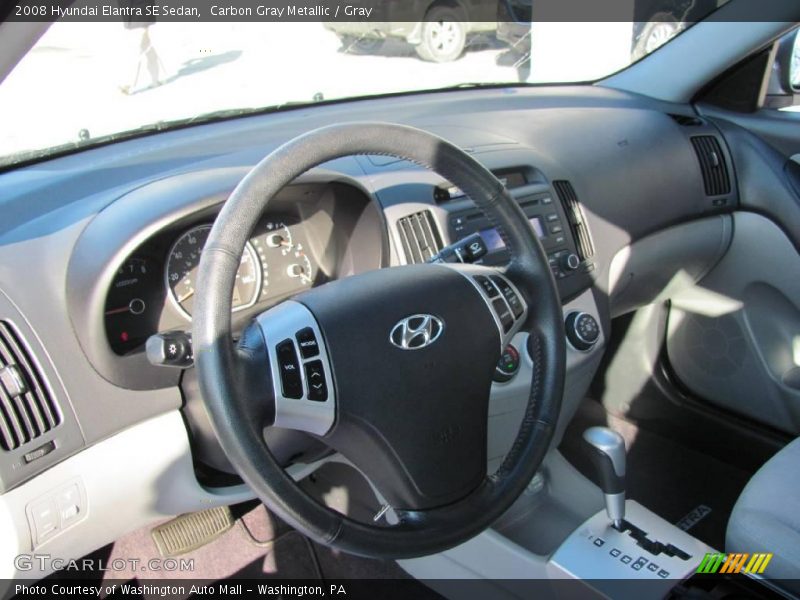 Carbon Gray Metallic / Gray 2008 Hyundai Elantra SE Sedan