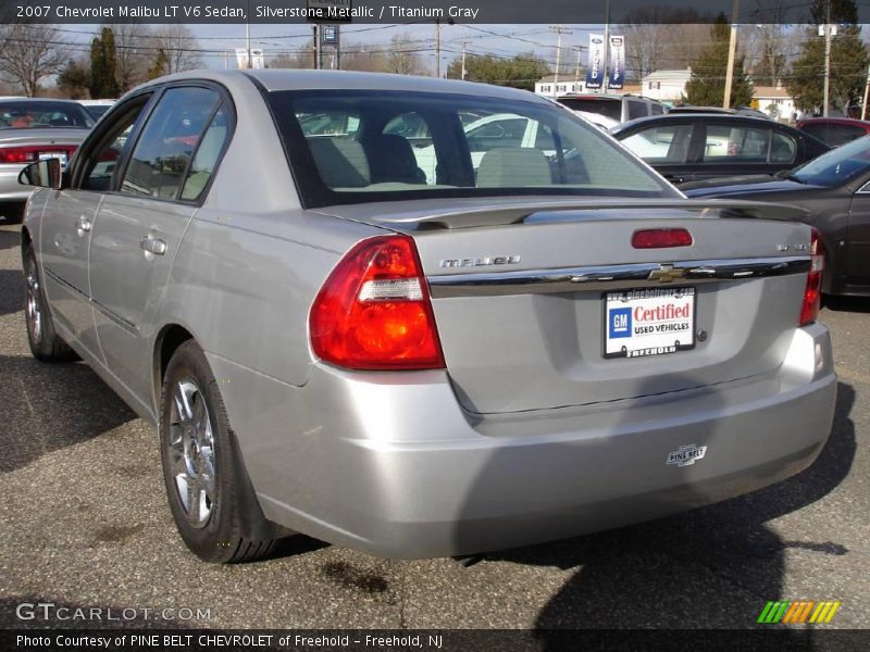Silverstone Metallic / Titanium Gray 2007 Chevrolet Malibu LT V6 Sedan