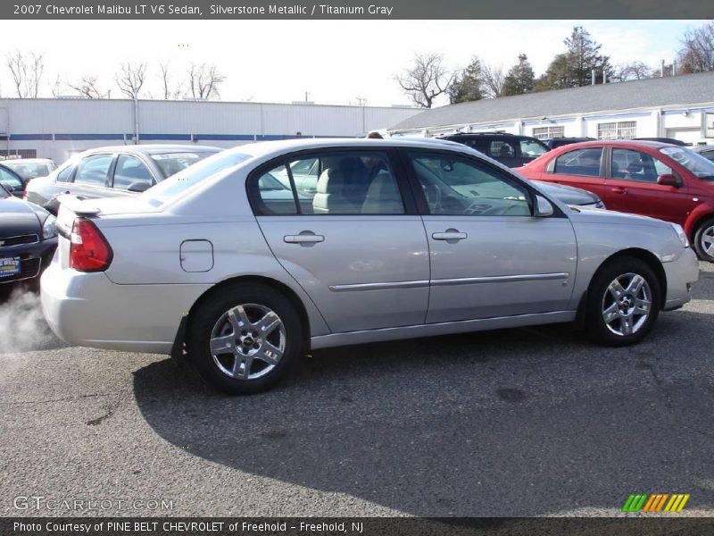 Silverstone Metallic / Titanium Gray 2007 Chevrolet Malibu LT V6 Sedan