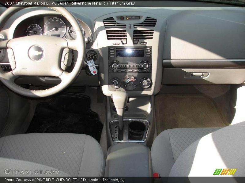 Silverstone Metallic / Titanium Gray 2007 Chevrolet Malibu LT V6 Sedan