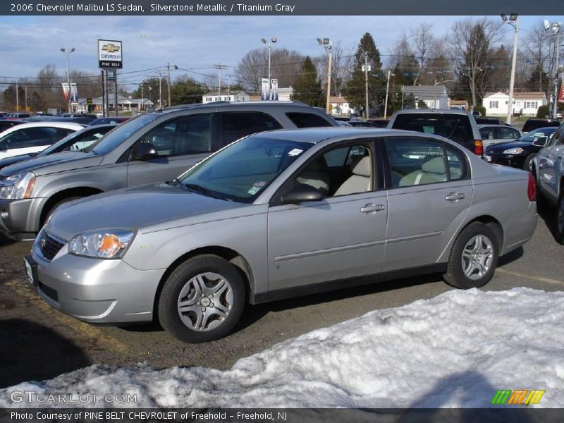 Silverstone Metallic / Titanium Gray 2006 Chevrolet Malibu LS Sedan