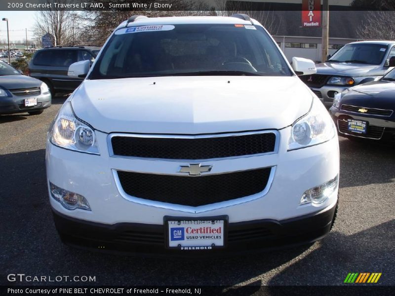 Summit White / Ebony 2009 Chevrolet Traverse LT AWD