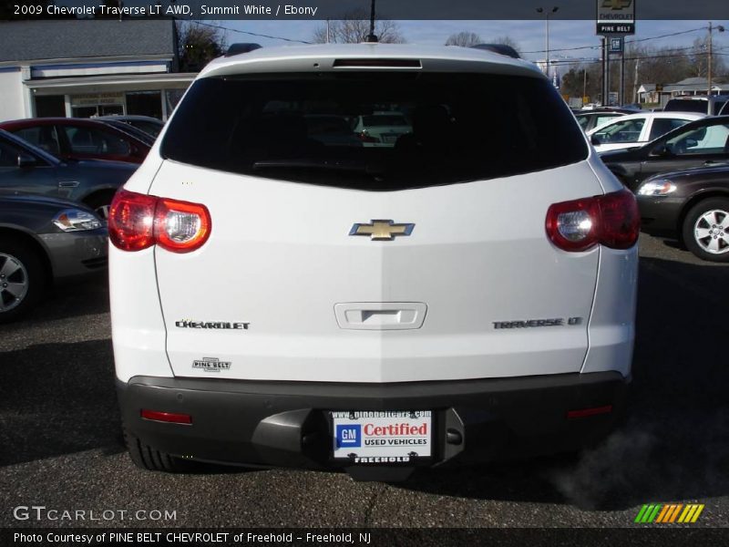 Summit White / Ebony 2009 Chevrolet Traverse LT AWD
