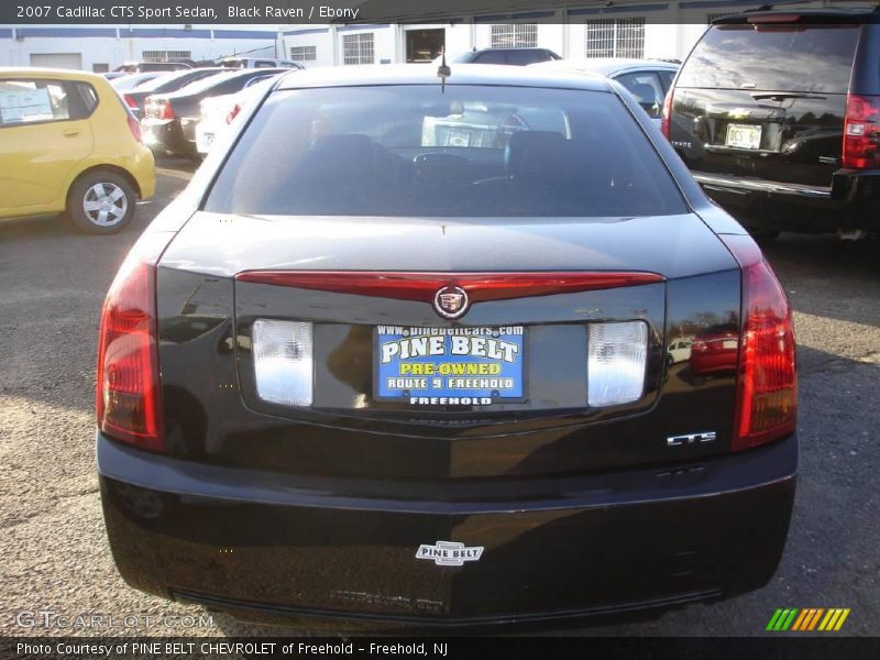 Black Raven / Ebony 2007 Cadillac CTS Sport Sedan