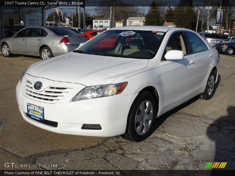 Super White / Bisque 2007 Toyota Camry CE