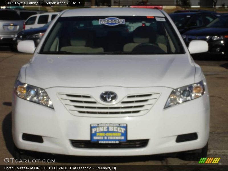 Super White / Bisque 2007 Toyota Camry CE
