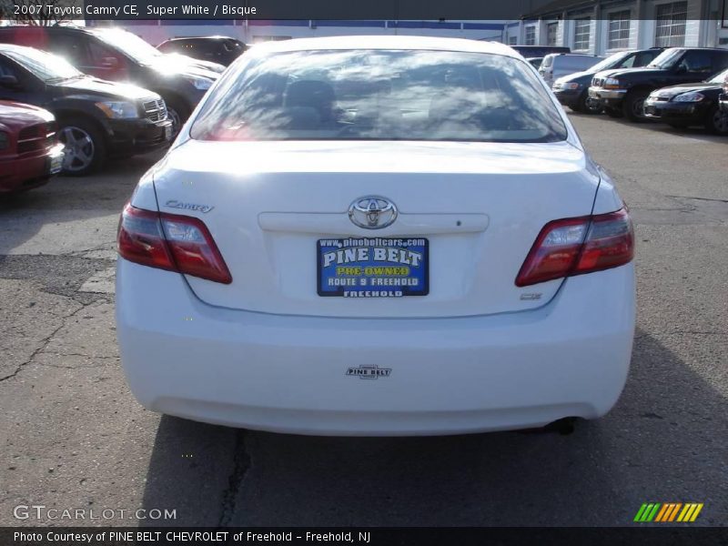 Super White / Bisque 2007 Toyota Camry CE