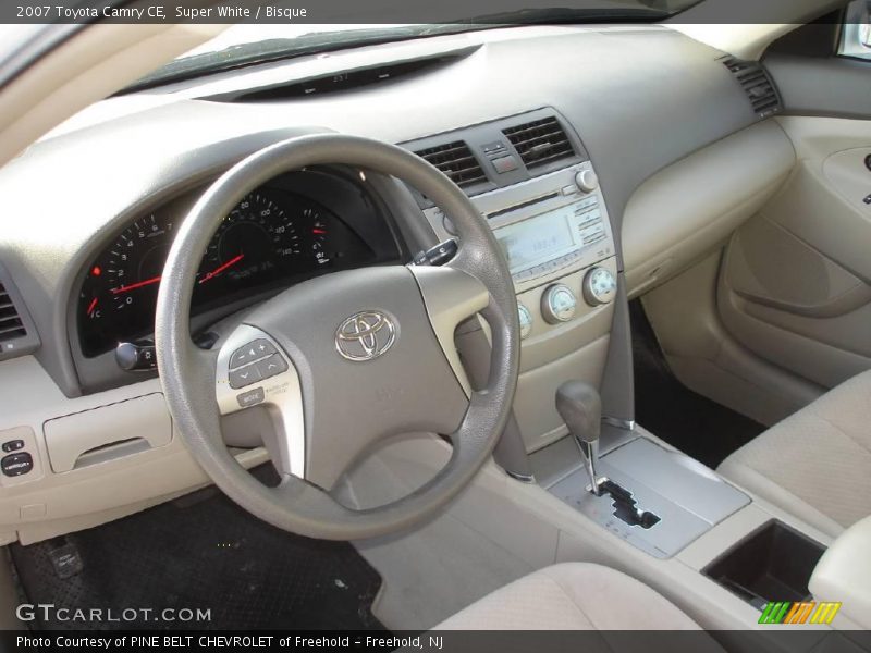 Super White / Bisque 2007 Toyota Camry CE
