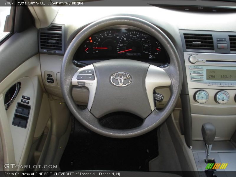 Super White / Bisque 2007 Toyota Camry CE