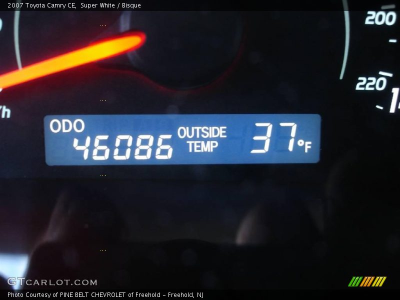 Super White / Bisque 2007 Toyota Camry CE