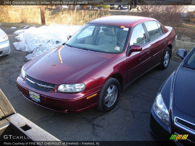 Redfire Metallic / Neutral 2002 Chevrolet Malibu LS Sedan