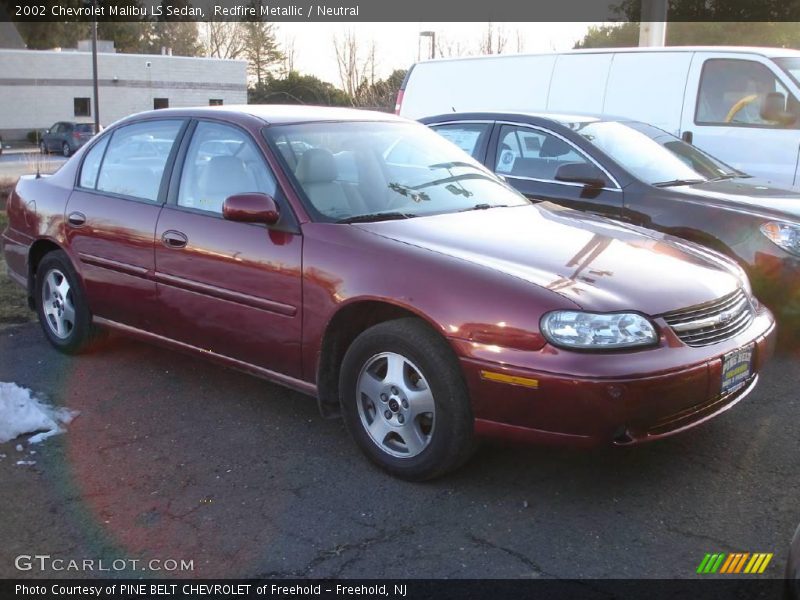 Redfire Metallic / Neutral 2002 Chevrolet Malibu LS Sedan