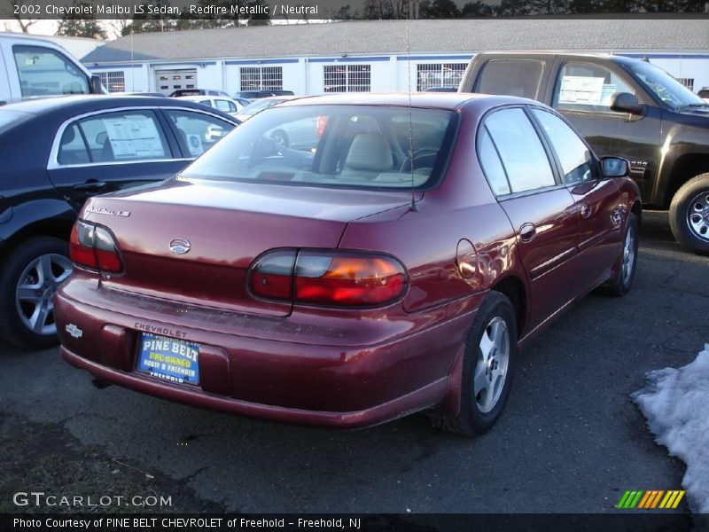Redfire Metallic / Neutral 2002 Chevrolet Malibu LS Sedan