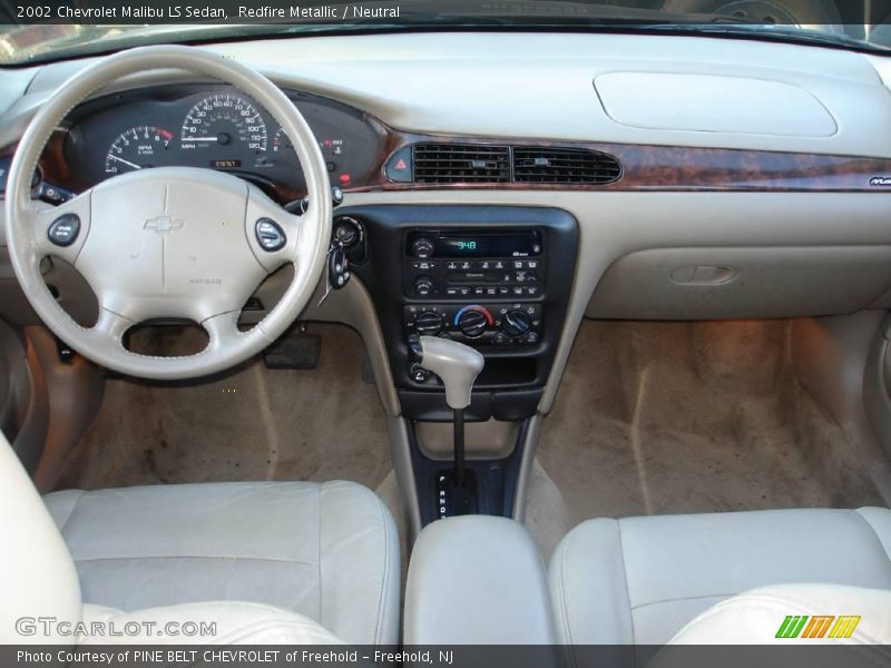 Redfire Metallic / Neutral 2002 Chevrolet Malibu LS Sedan