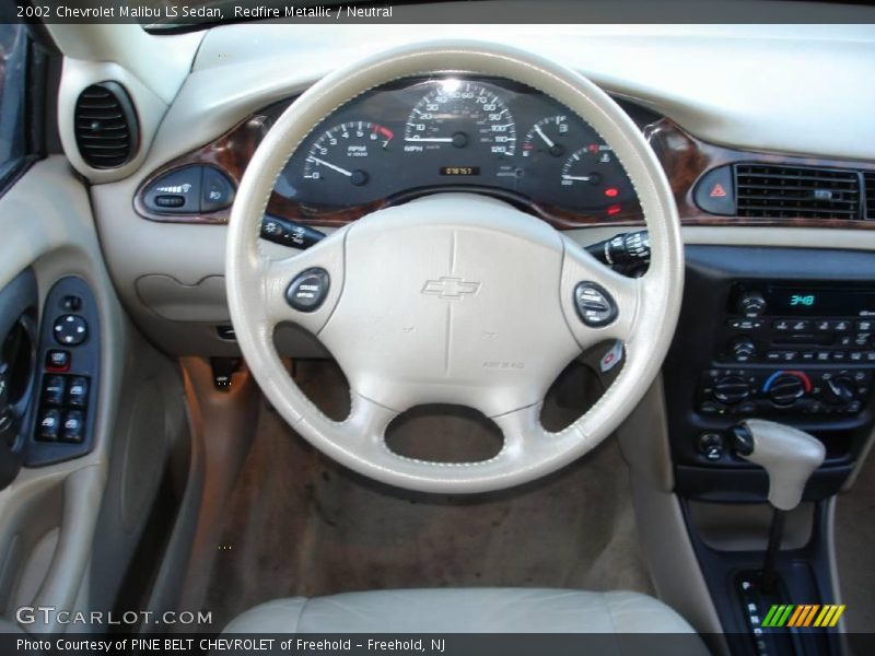 Redfire Metallic / Neutral 2002 Chevrolet Malibu LS Sedan