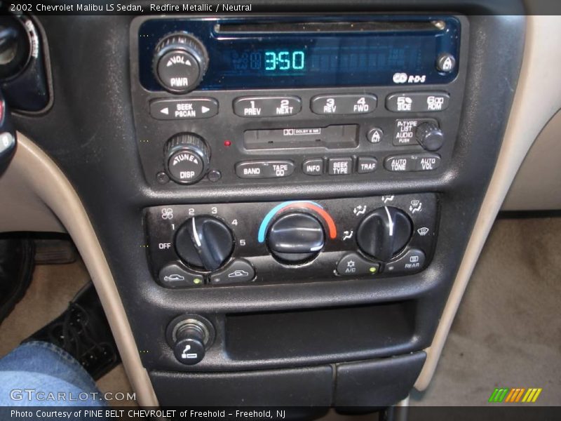 Redfire Metallic / Neutral 2002 Chevrolet Malibu LS Sedan