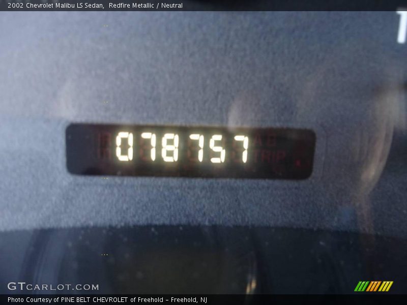 Redfire Metallic / Neutral 2002 Chevrolet Malibu LS Sedan