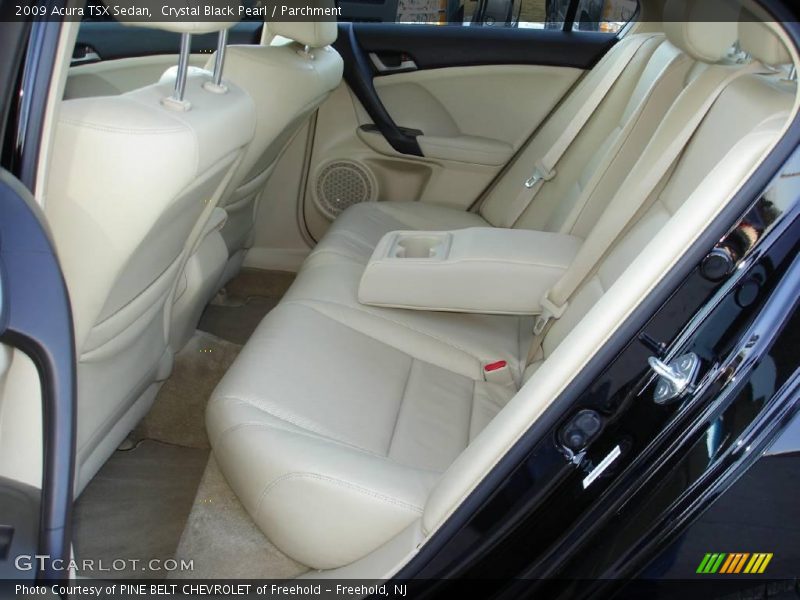 Crystal Black Pearl / Parchment 2009 Acura TSX Sedan