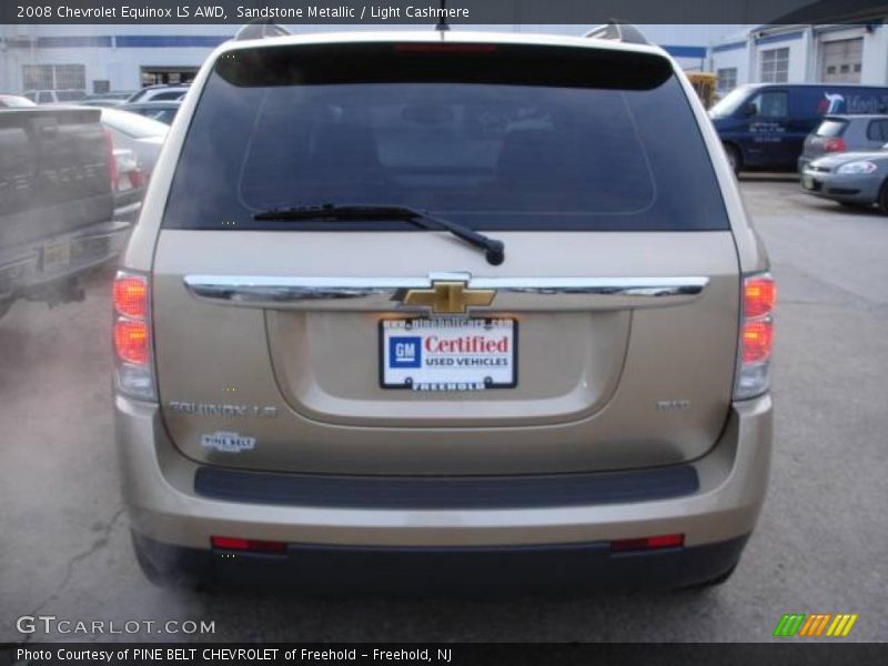 Sandstone Metallic / Light Cashmere 2008 Chevrolet Equinox LS AWD
