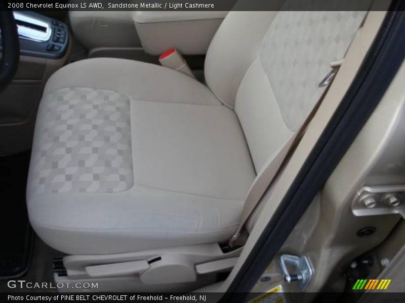 Sandstone Metallic / Light Cashmere 2008 Chevrolet Equinox LS AWD