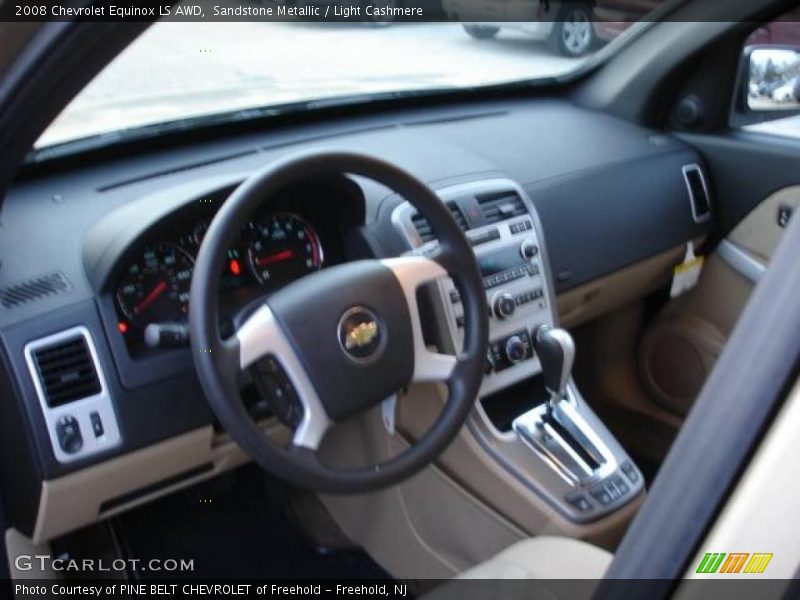 Sandstone Metallic / Light Cashmere 2008 Chevrolet Equinox LS AWD