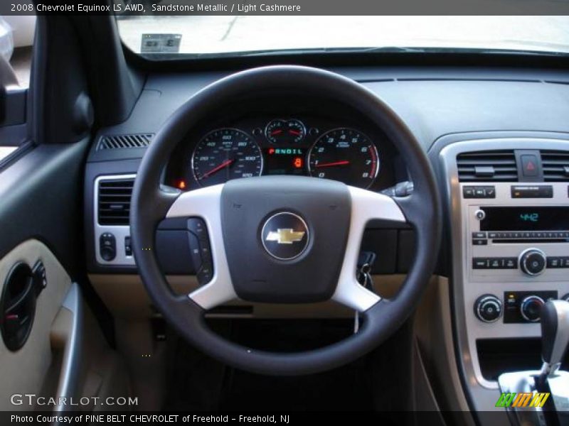 Sandstone Metallic / Light Cashmere 2008 Chevrolet Equinox LS AWD