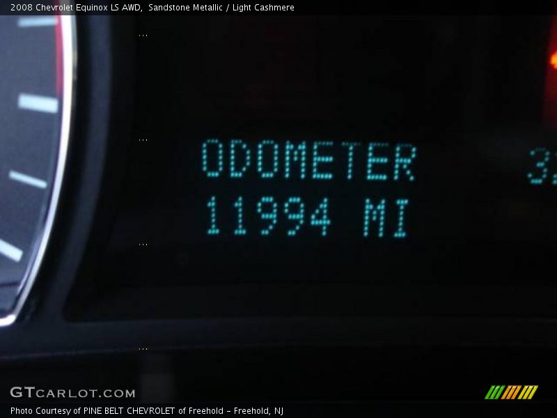 Sandstone Metallic / Light Cashmere 2008 Chevrolet Equinox LS AWD