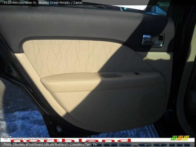 Atlantis Green Metallic / Camel 2010 Mercury Milan I4