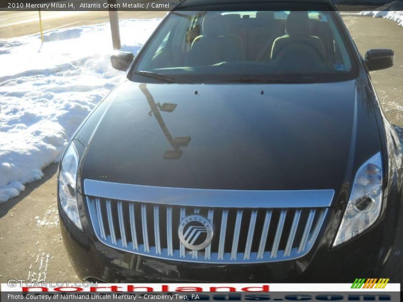 Atlantis Green Metallic / Camel 2010 Mercury Milan I4