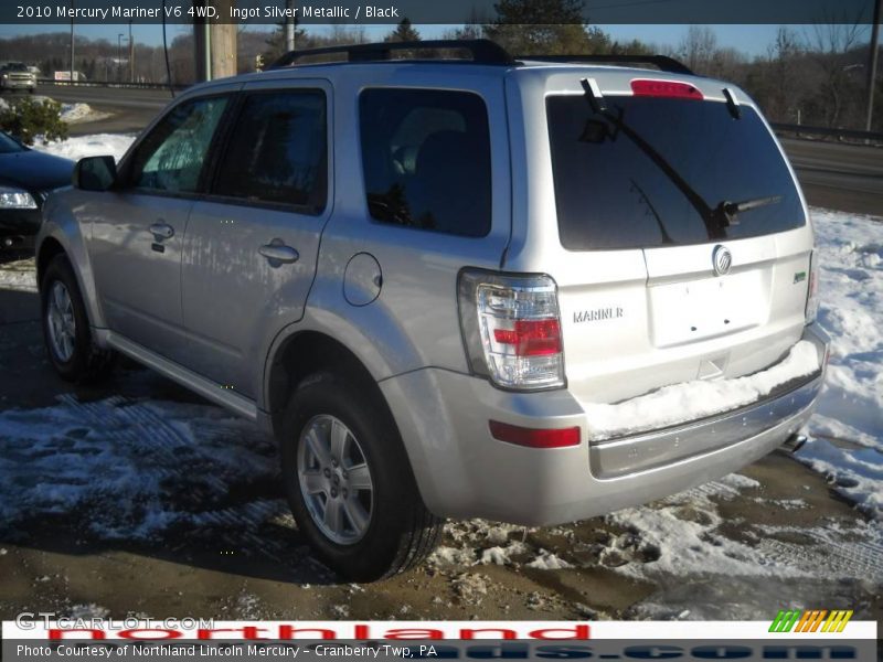 Ingot Silver Metallic / Black 2010 Mercury Mariner V6 4WD